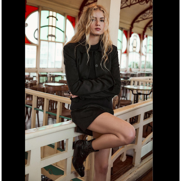 ZARA Buckled Ankle Boots NWT | Patent Faux Leather Block Heel Size 10 - Picture 11 of 12